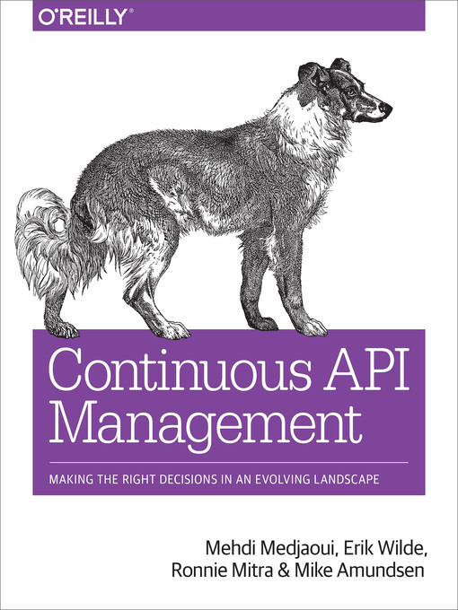 Title details for Continuous API Management by Mehdi  Medjaoui - Available